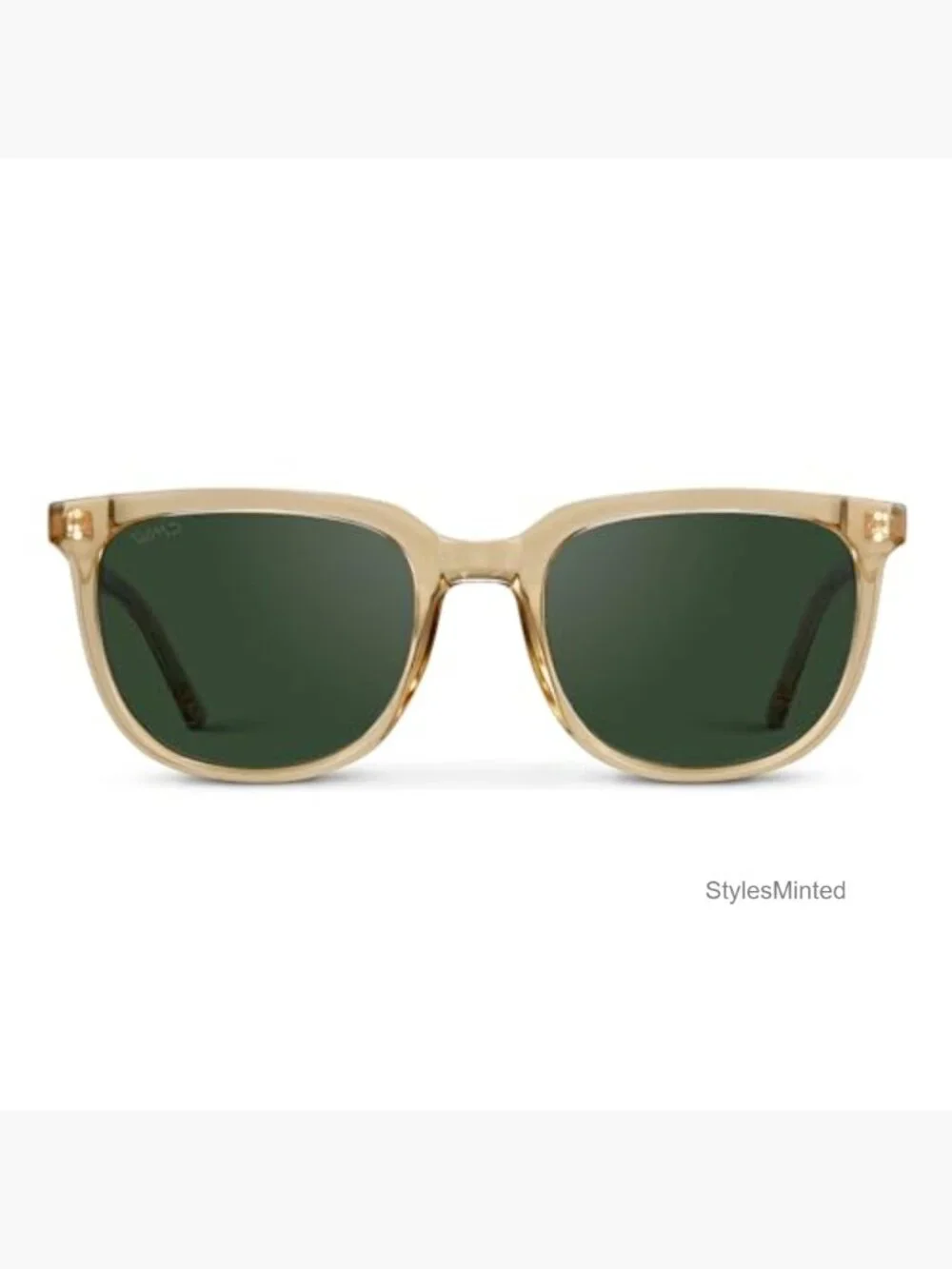 Polarized Retro Square Sunglasses UV Protection Acetate Frame Unisex